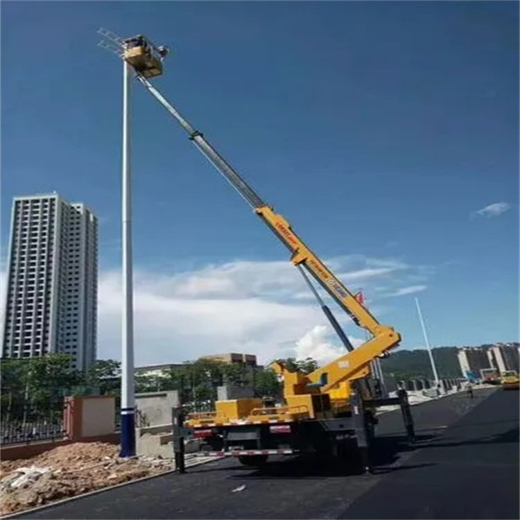 新化维修路灯的曲臂升降车出租